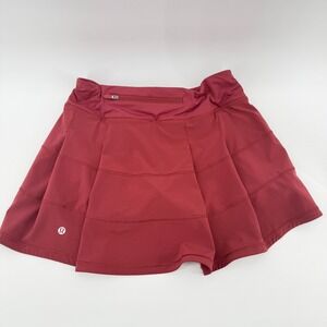 lululemon athletica Women's Red Athletic Skort